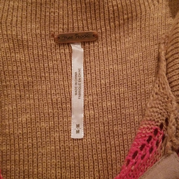 Free People loose knit tunic color block - Picture 5 of 7